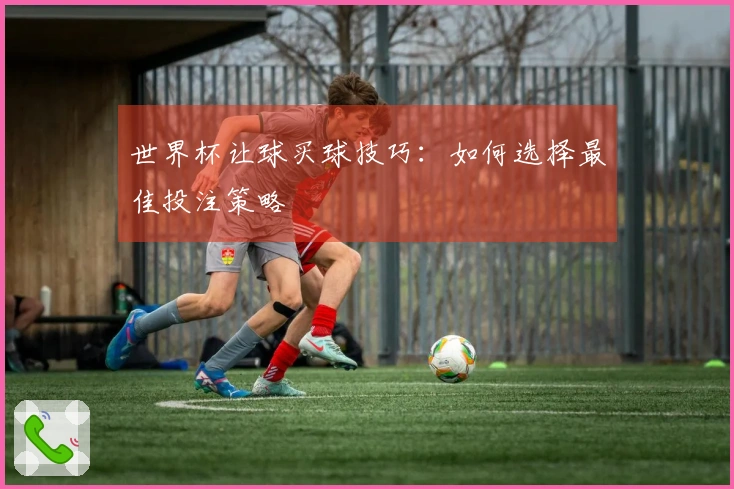 世界杯让球买球技巧：如何选择最佳投注策略